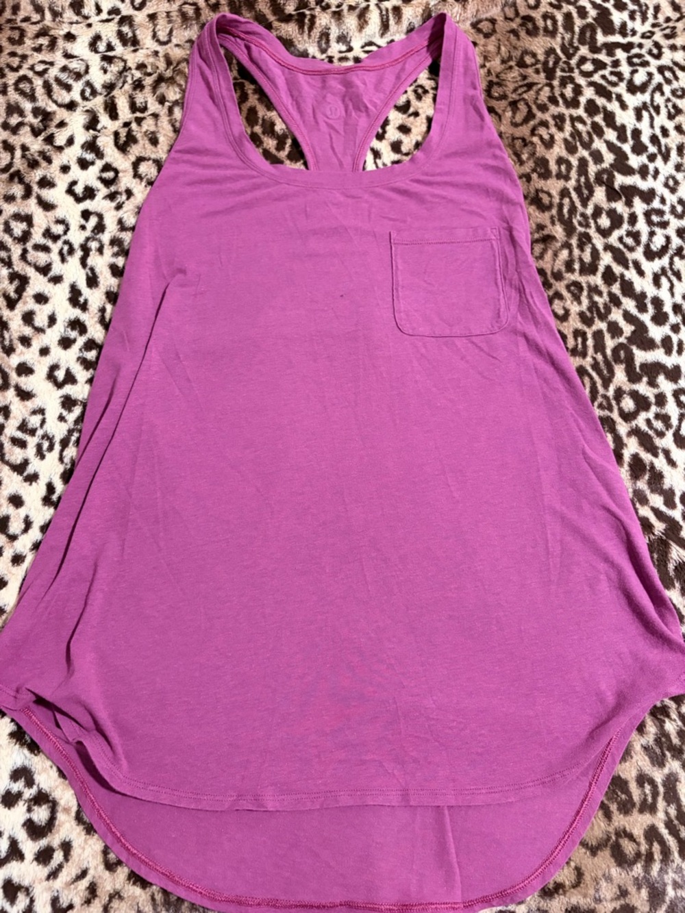 Lululemon Women's Soft Pocket Tank Top - Raspberry Pink Purple